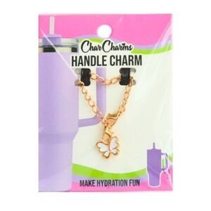 CharCharms Handle Charm with Butterfly